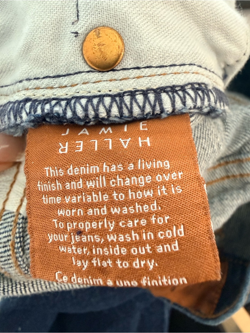 Jamie Haller High-Rise Flare Jeans in Dark Indigo size 26, never been worn - Picture 7 of 7